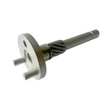High-performance forged sun gear shaft made from ZF34C alloy steel for automotive and industrial transmissions