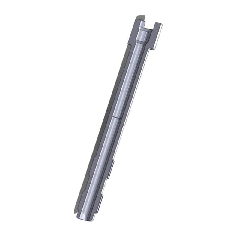 High-precision forged steel spline input shaft with zinc-nickel coating for durable mechanical assemblies