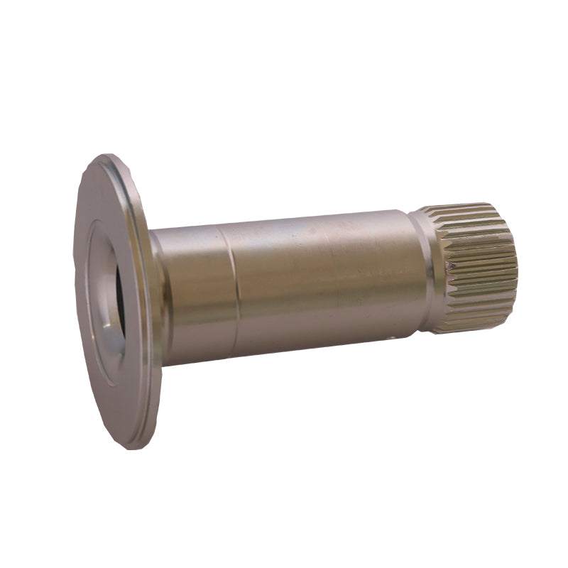 High-precision input shaft made from ZF34C material with induction hardened surface and exact machining for durable power transmission.