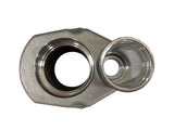 Air suspension piston lower section close-up view