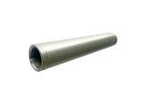 Close-up of a metallic ball tube component