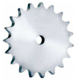 Close-up of shiny metal platewheels used in industrial machinery