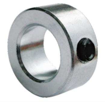 Standardized collars made of stainless steel for secure shaft positioning and industrial use