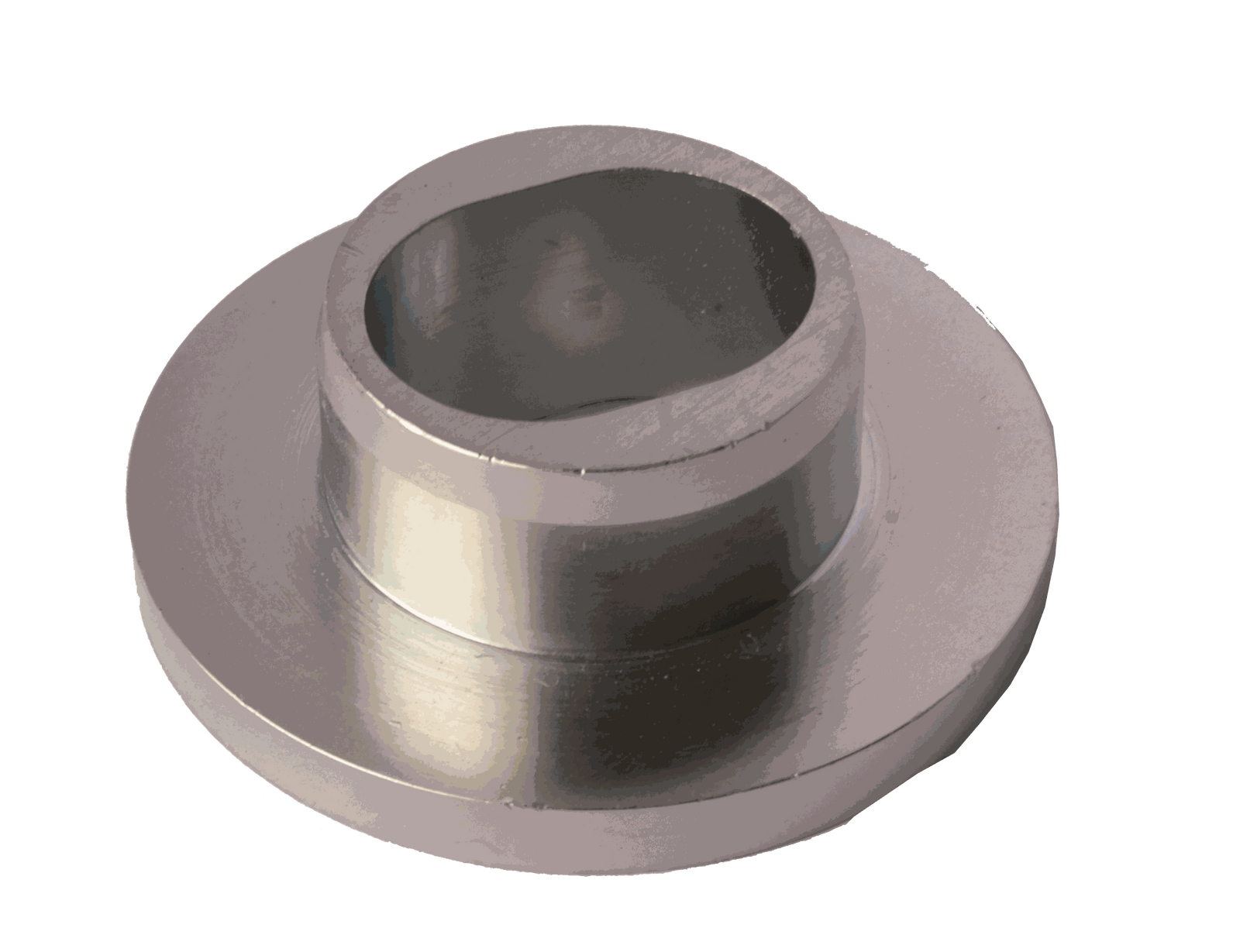 Bushing mounting made of rubber and metal for vibration damping and secure machinery installation