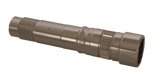 Close-up of a metal output shaft component