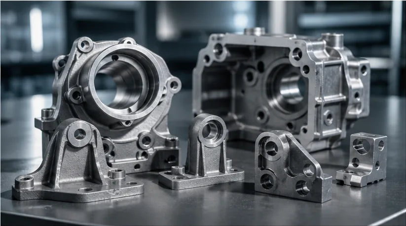 Machined casting components
