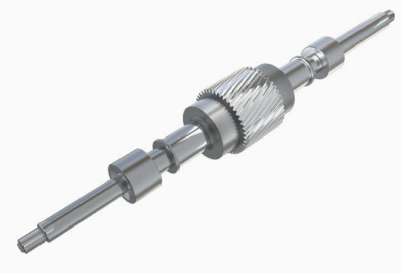 Gear shaft manufacturing sample by Jinhua Machinery manufacturing